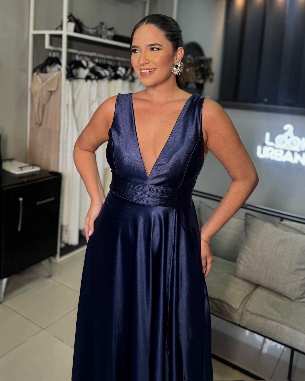 Vestido Prada Telado